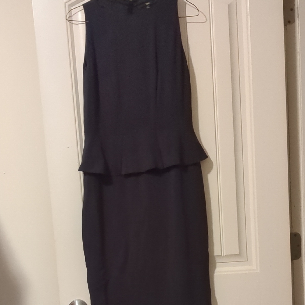 Boss Black Peplum Midi Dress
